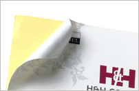 Square cut & Rounded corner sticker