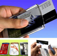 Clear Business Card Holder