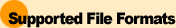Supported File Formats