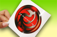 Circle Shape Sticker