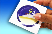Full color Circle sticker