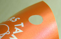 Special die-cut bizcards