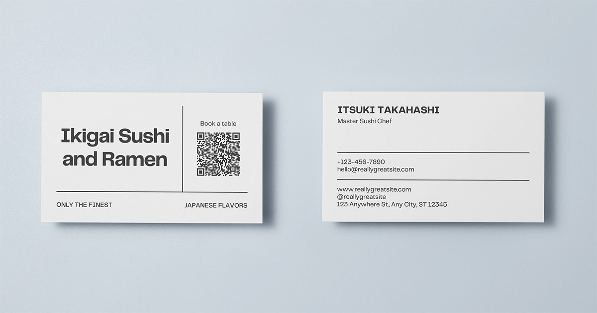 Flavor Meets Tech: Creative Ways to Use QR Code Business Cards in Your Ramen Shop