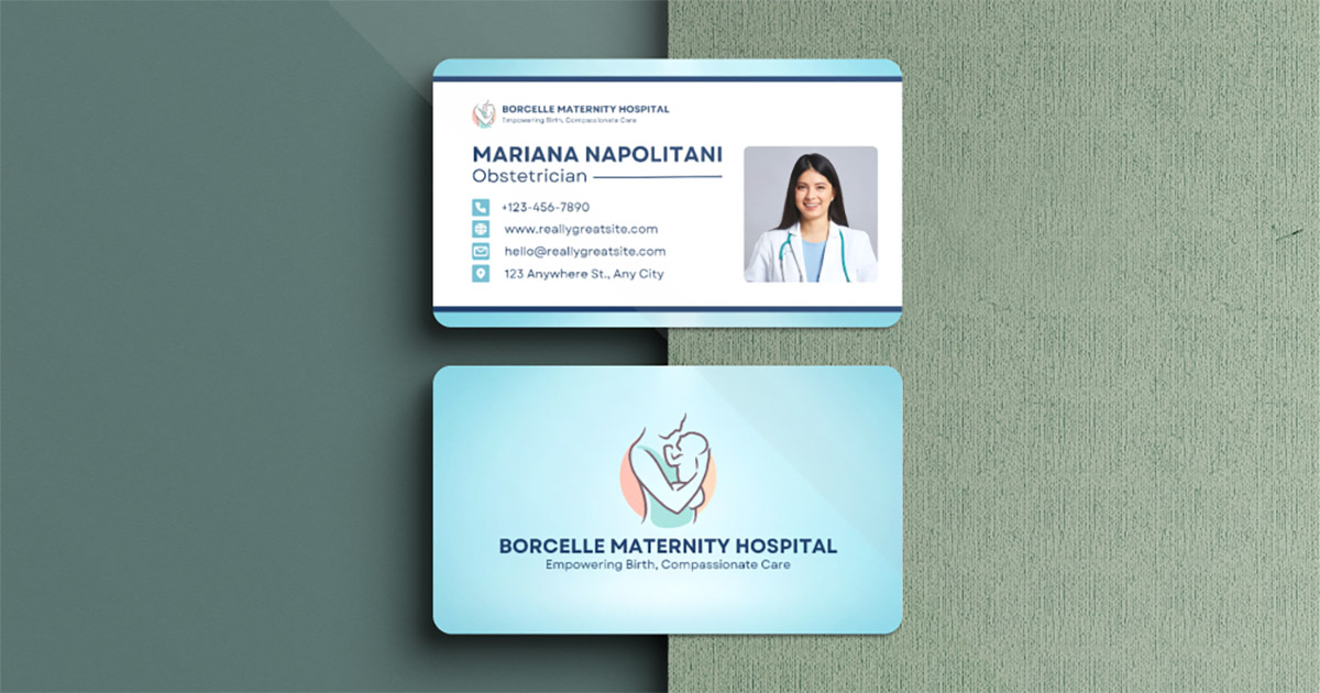 How to Design a Luxurious and Trustworthy Business Card for Obstetricians
