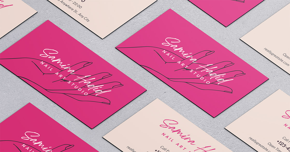 Mood-Boosting Colors: The Psychology of Business Card Design for Nail Salons