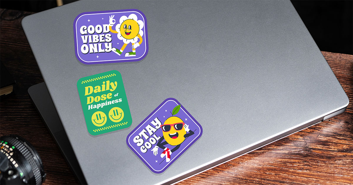 Is it a good idea to put stickers on your laptop?