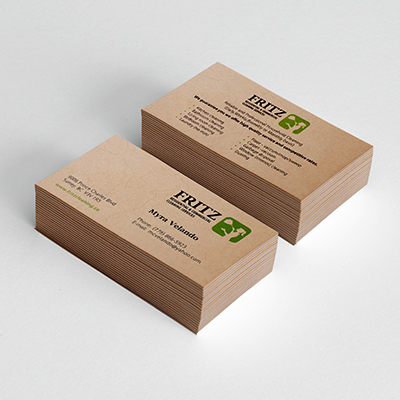 Brown Kraft Business Cards