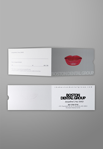 Folded Business Cards