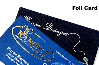 Aladdin Print Canada - Foil Stamping Sample 01 Aladdin Print Canada - Foil Stamping Sample 01