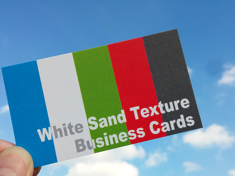 Sand Texture Business Cards by Aladdin Print
